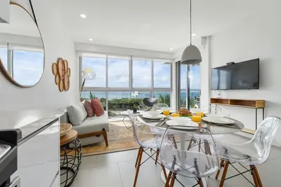 A Boho Chic Oceanfront Condo for 6.