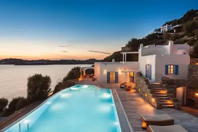 Image de Excellent Mykonos Villa | Villa Psarrou Delta | 5 Bedrooms | Stunning Sea Views | Psarrou