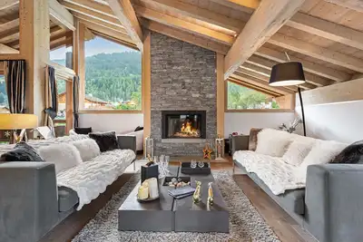 Image de Chalet de luxe avec piscine et spa à Courchevel