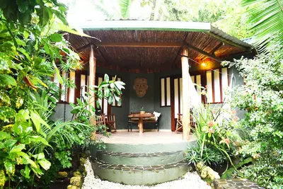Tropical Garden & Surf Bungalow 1 Pachamama Lodge Mal País