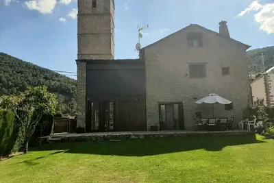 House with beautiful garden