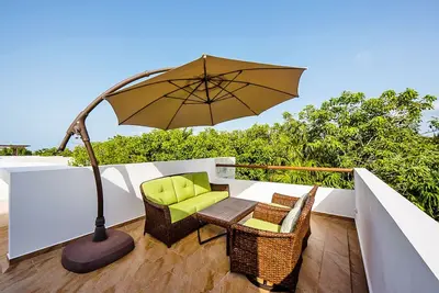 Image de Villa Akumal, A Peaceful Space for 6 with Private Jacuzzi *  Steps to the Beach!