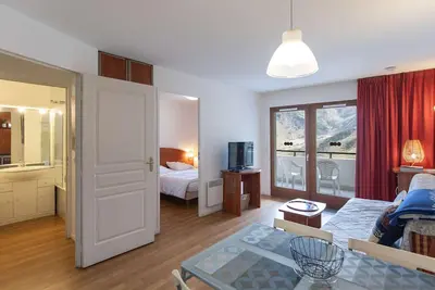 T2 agréable pour 4 pers avec piscine, salle de fitness et parking couvert - La Mongie