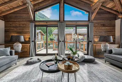 Image de Chalet savoyard 5 chambres avec sauna, navette gratuite et prestations haut de gamme, proche pistes
