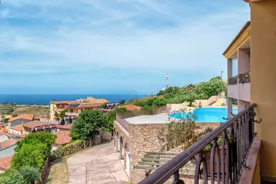 Image de Appartement de vacances \"Con Piscina 13\" avec vue sur la mer, jardin et piscine