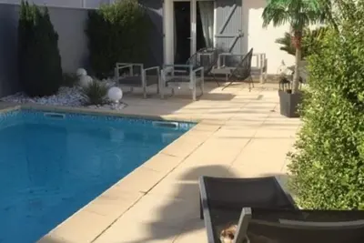 Image de Spacious villa with private pool, summer kitchen, plancha and barbecue near Bayonne