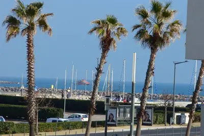 Image de Grand appartement deux pièces neuf- terrasse, vue mer, calme, plage à 100m