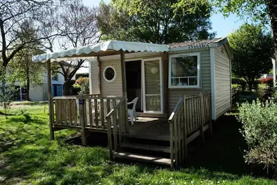 Image de Mobil-home Confort 18m² 1 chambre + terrasse semi-couverte 2 personnes