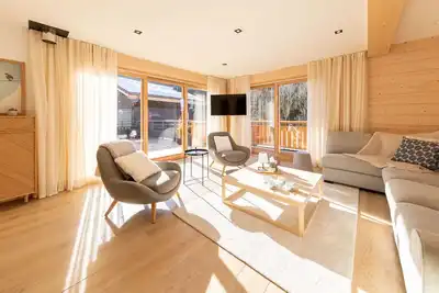 Image de Appartement neuf avec jacuzzi extérieur - à 6 mins des remontées mécaniques.