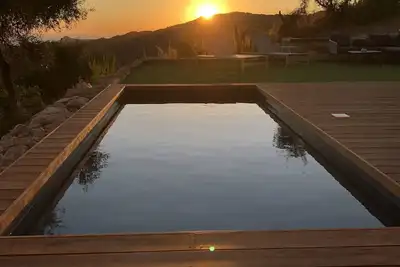 Image de Villa Rosa ****, piscine chauffée privative vue mer et maquis, 10 mn de la plage