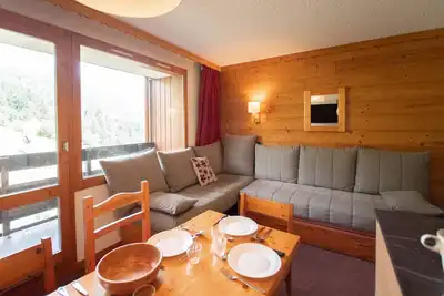 Image de Appart. 3 pièces, 4 pers, balcon, Hameau du Mottet