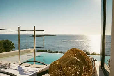 Image de A Private House on Vis Island with a impressive ocean view over Vis archipelago.