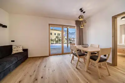 Image de Appartement \"Fichte im Nockerhof\" avec vue sur les montagnes, Wi-Fi et terrasse