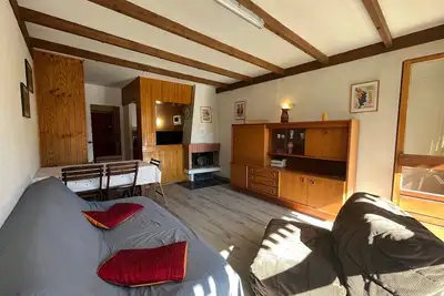 Image de Studio lumineux 4 pers à Pra Loup 1600, proche navette gratuite – Résidence Chanteloup