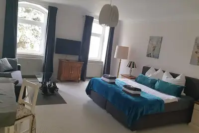 Image de 2min from the lake, modern apartment 58 sqm / 12 km from Motorsportarena Oschersleben