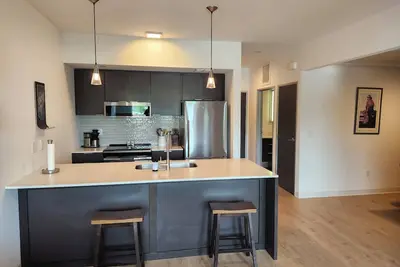 Image de Downtown Bozeman, 1 bedroom condo with extra Murphy bed or office space.