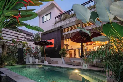 Image de Belle villa à Echobeach avec terrasse vue sunset