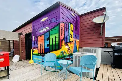 Image de 🌇 Private Sunset Rooftop w/ secure Ev Garage ⚡️🚗💨