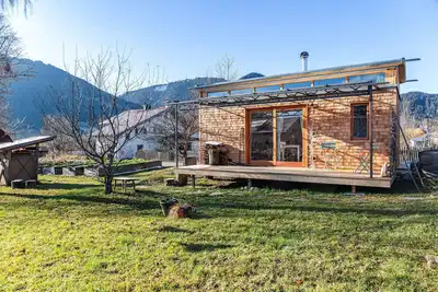 Image de Charmante petite maison \"Loft SĂĽd\" avec vue sur la montagne, Wi-Fi, terrasse et jardin