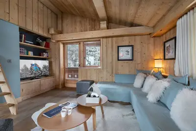 Image de Chalet à Megève avec espace bien-être et animaux acceptés