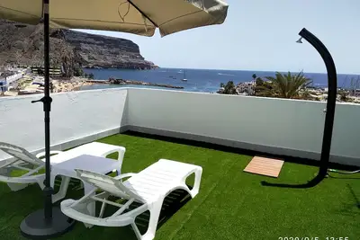 Image de Mele Sky Beach, 1, sea views, terrace and sun