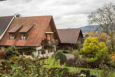 Image de Bel appartement \"Apfelblüte\" dans une ferme avec balcon et vue sur les montagnes