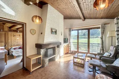 Image de 2 Pièces + Mezzanine au pied des pistes avec Parking - Combloux