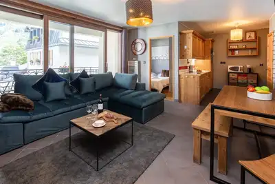 Image de Le Paradis Ski - Un appartement pour 6 personnes dans 2 chambres en Chamonix centre.