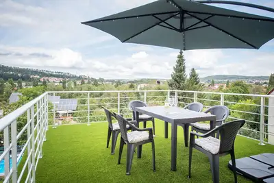 Image de Apartment \"Weitblick\" in 99817 Eisenach with a fantastic terrace