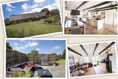 Image de Thatched house of 200 m². 1 km from the beach. Campfire place and large lawn.