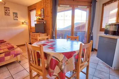 Image de Appartement cosy au pied des pistes avec wifi et parking
