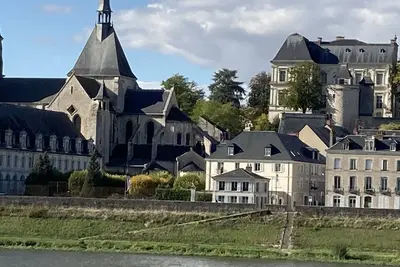 Image de Maison de caractère avec vue Loire, coeur du centre historique, jardin privatif.