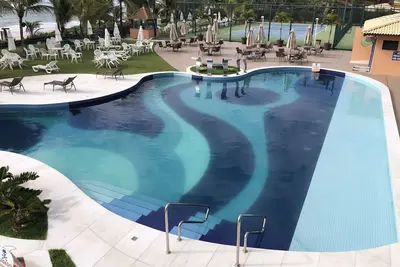 Image de 3 Bedroom Apartment - Ground Floor - Foot on the Sand - Genipabu Summer House - Guarajuba - Bed