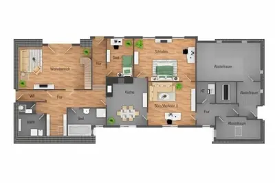 Image de Vacation home for 6 guests with 125m² in Osteel (143545)