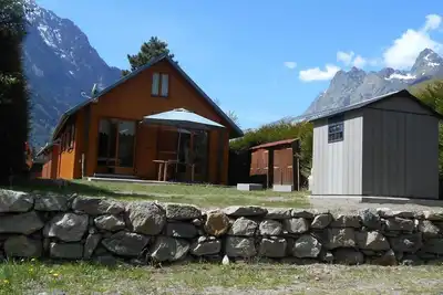 Individual chalet with all mod cons