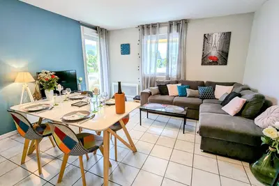 Image de Appartement chaleureux avec garage & balcon au cœur de Gérardmer, proche lac & pistes