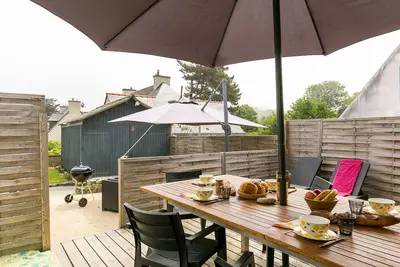 Image de Belle maison de vacances privée pour 6 personnes avec Wifi, Tv et terrasse