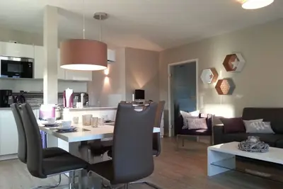 Ferienwohnung Düne 1 mit Eigenem Garten und 2 Terrassen Direkt am Strand