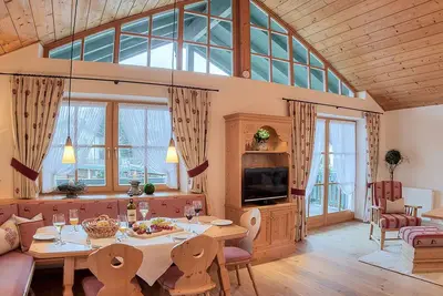 Image de Hochfelln, Balkon, Küche, 3 Schlaf- und 1 Wohnz. , max 6 Pers, Wlan