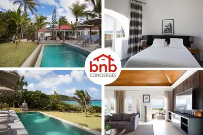 Image de Villa Le Moulin - Direct Beach Access & Pool!