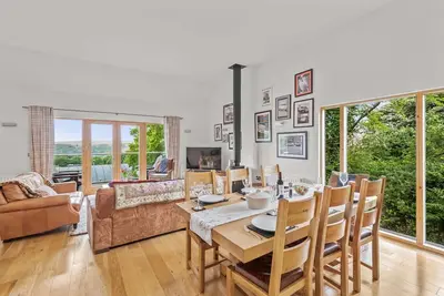 A stunning contemporary Cornish home boasting superb coastal views, swimming pool & sauna
