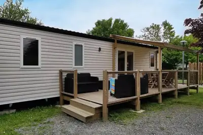 Image de Location Mobilhome 40M² (3 chambres - 2 Sdb) Premium Tv Climatisation Lave Vaisselle 8 personnes