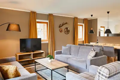 Image de Chalet individuel de 4 chambres pour 8 personnes avec sauna