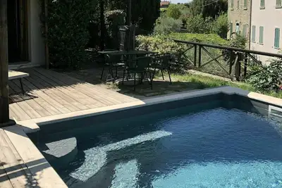 Image de Maison de vacances privée avec Wifi, climatisation, piscine privée, Tv, patio, près de Cortone