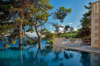 Image de Luxury Beachfront Villa Brac Bliss with private pool at the beach on Brac Island -  Sumartin