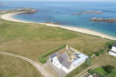 Image de Maison des dunes, vue mer panoramique et pieds dans l'eau - vélos, paddles