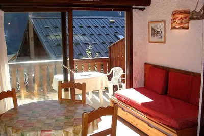 Image de Champagny-en-Vanoise : Studio 4 pers, balcon, animaux admis