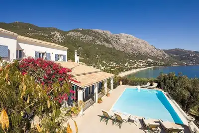 Image de Fantastic Villa with Majestic Sea Views, Direct Access to Barbati Beach, Private Pool and Jetty!