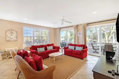 Image de 500 Ft to the Beach Crossover at this spacious Island Home.