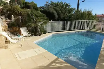Image de Belle maison de vacances privée avec Wifi, climatisation, piscine privée, Tv, terrasse, parking